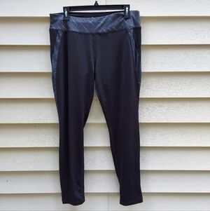 Tek Gear Black and Gray Leggings